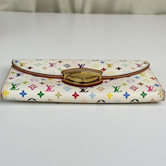 Louis Vuitton White Multicolor Wallet with Colorful Monogram Design - Picture 5 of 7